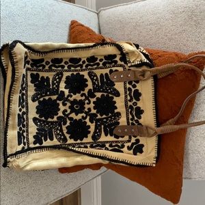 Holding horses brand tote hand stitched